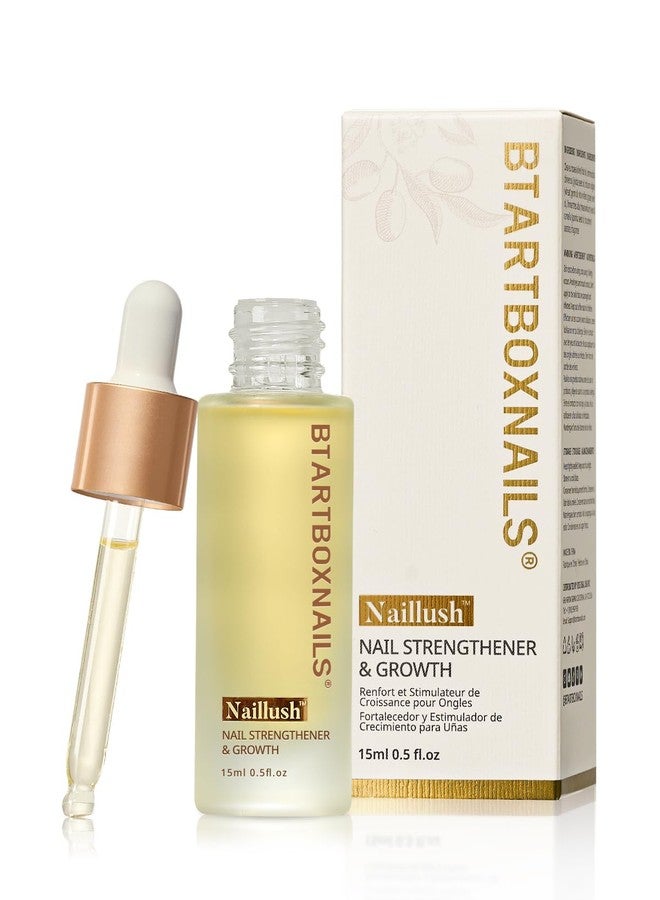 btartboxnails مقوي أظافر BTARTBOXNAILS Nailush ومُحفز نمو الأظافر - يُصلح الأظافر التالفة، ويُقوي الأظافر الضعيفة والرقيقة، ويُعزز نمو الأظافر بشكل فائق، ويُقوي الأظافر لفترة طويلة، 15 مل - Image 1